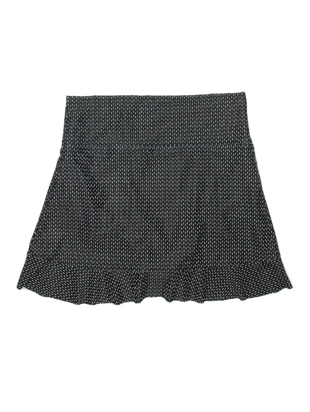 💜 ALBION Dashed Black And White Patterned Swim Skirt Large